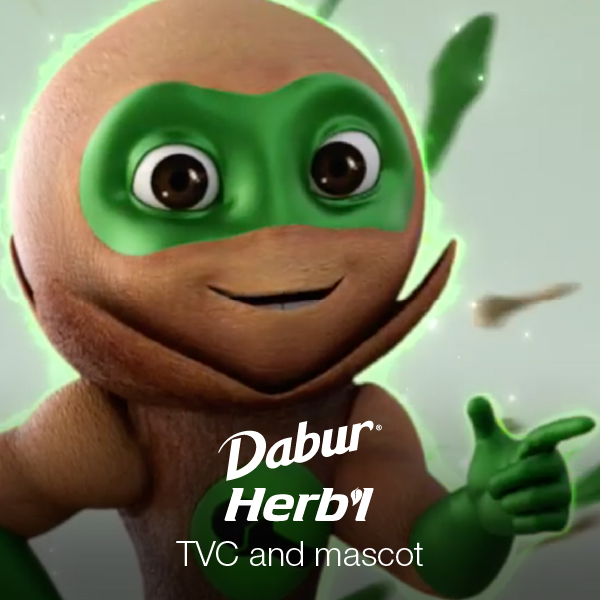 Dabur Herb’l TVC and mascot design
