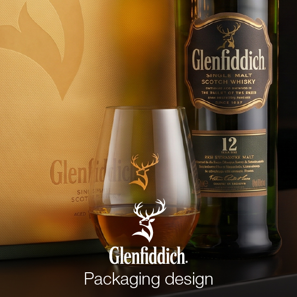 Glenfiddich festive packaging design