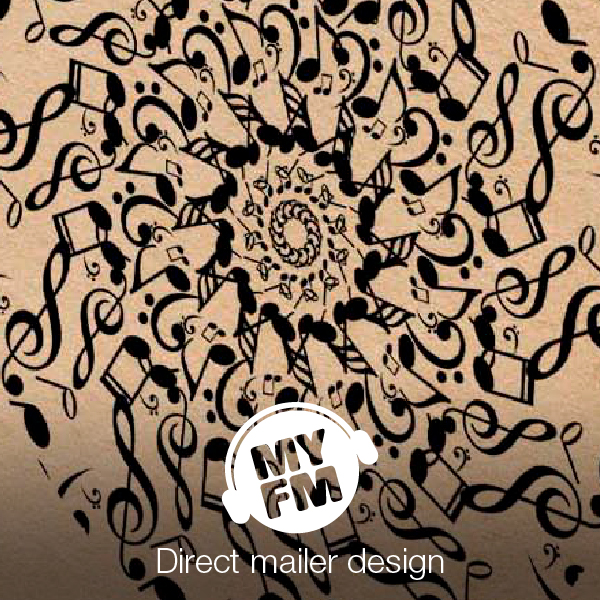 MY FM direct mailer design