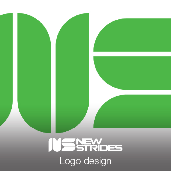 NewStrides logo design
