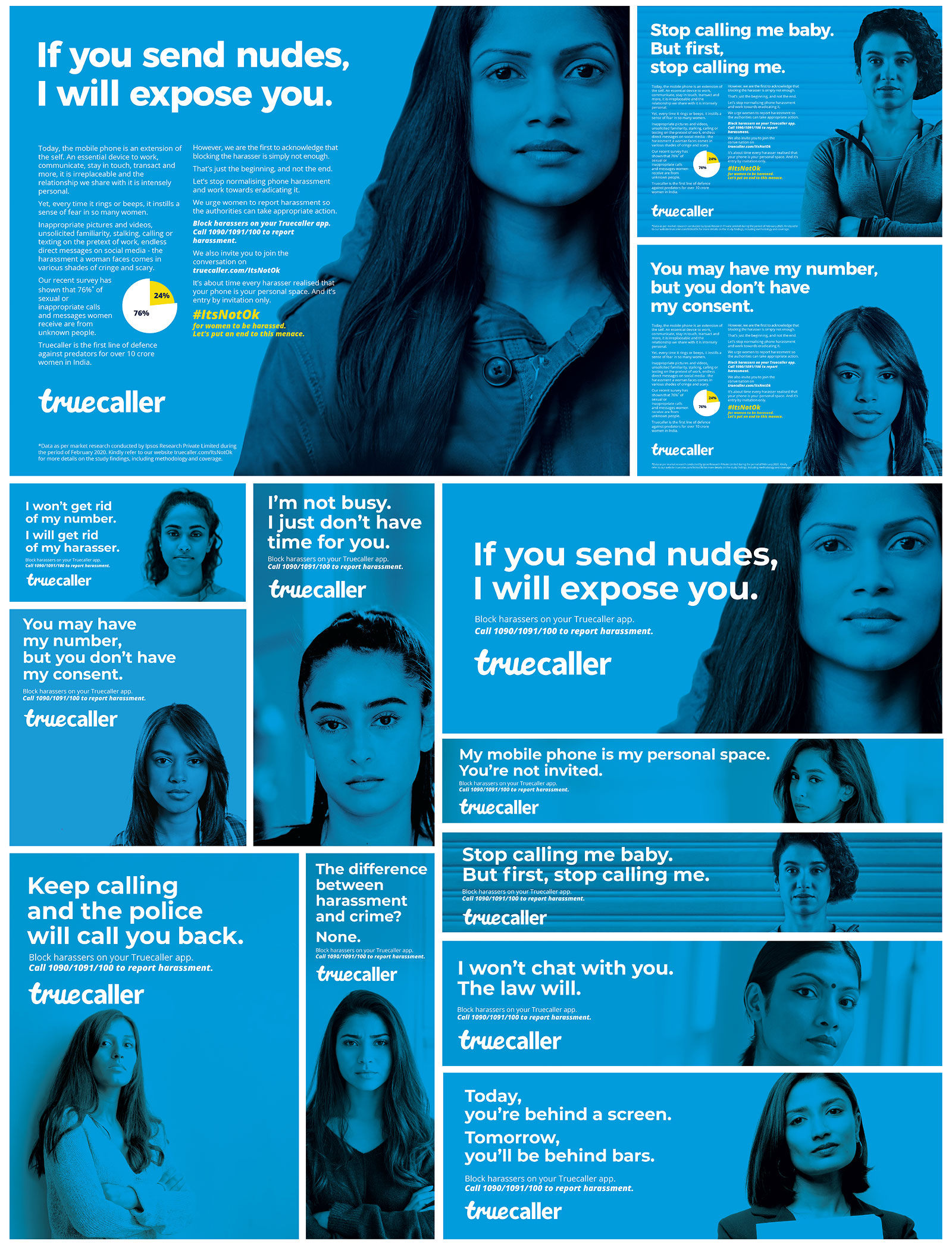 Truecaller multi-media campaign